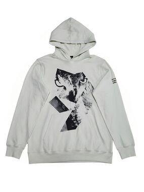 OVO October's Very Own Graphic Owl Pullover Hoodie Sage Green Size M